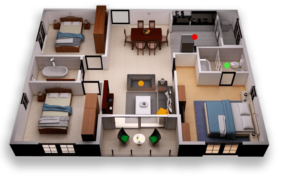 3d interactive floorplan sample hotspot archdezine v2