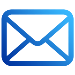 icon email envelope outline gradient